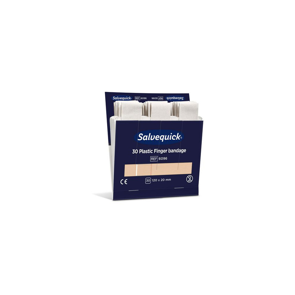 Produktbild för Plåster SALVEQUICK refill lång 30/fp