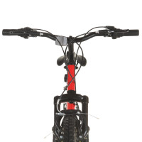 Miniatyr av produktbild för Mountainbike 21 växlar 26-tums däck 49 cm röd
