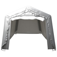 Miniatyr av produktbild för Förvaringstält 300x750 cm stål grå