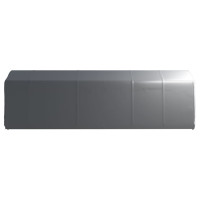 Miniatyr av produktbild för Förvaringstält 300x750 cm stål grå