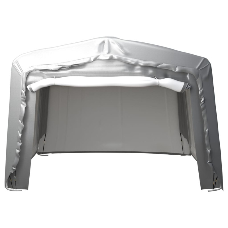 Produktbild för Förvaringstält 370x370 cm stål grå