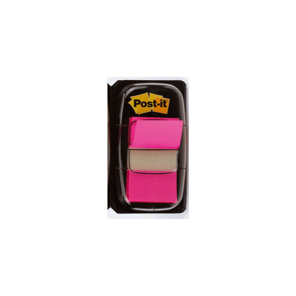 Produktbild för Index POST-IT 25,4x43,2mm cerise 50/fp