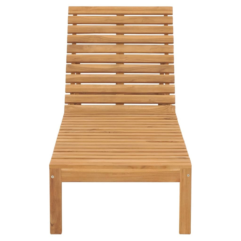 Produktbild för Solsäng massiv teak