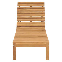 Produktbild för Solsäng massiv teak