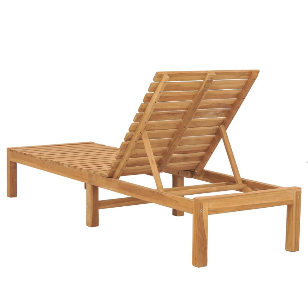Produktbild för Solsäng massiv teak
