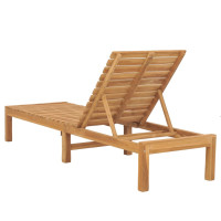 Produktbild för Solsäng massiv teak