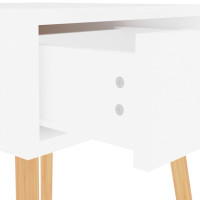Miniatyr av produktbild för Sängbord vit 40x40x56 cm spånskiva