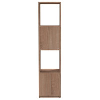 Produktbild för Roterande hylla sonoma-ek 34,5x34,5x75,5 cm konstruerat trä