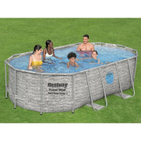 Produktbild för Bestway Pool Power Steel med tillbehör 427x250x100 cm