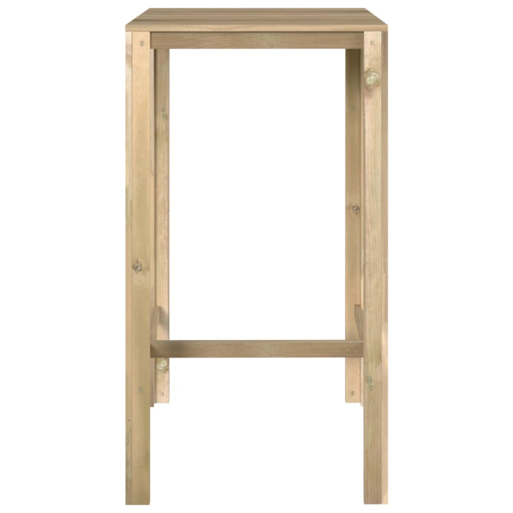 Produktbild för Barbord 60x60x110 cm impregnerad furu