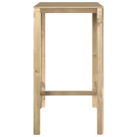 Produktbild för Barbord 60x60x110 cm impregnerad furu