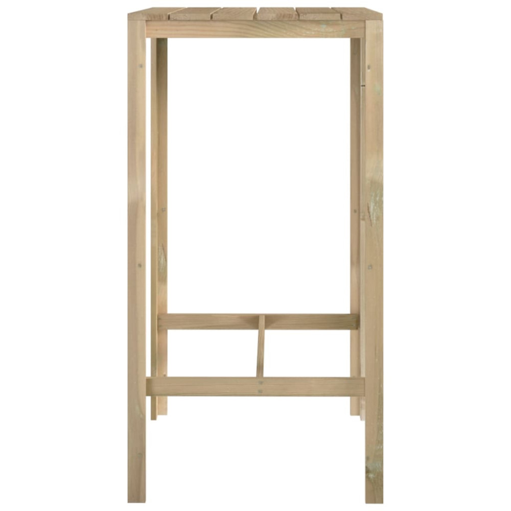 Produktbild för Barbord 60x60x110 cm impregnerad furu