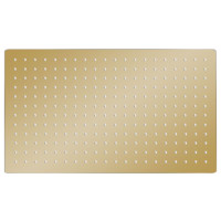 Produktbild för Regnduschhuvud rostfritt stål 50x30 cm rektangulärt guld