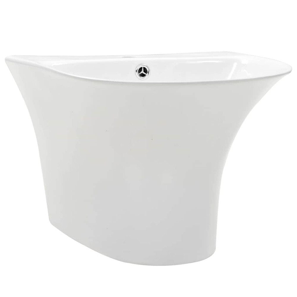 Produktbild för Handfat Vit 47 x 45 x 37 cm Glaserad keramik