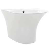 Produktbild för Handfat Vit 47 x 45 x 37 cm Glaserad keramik