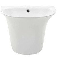 Produktbild för Handfat Vit 47 x 45 x 37 cm Glaserad keramik