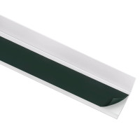 Produktbild för Trappnäsor i L-form 15 st aluminium 100 cm silver