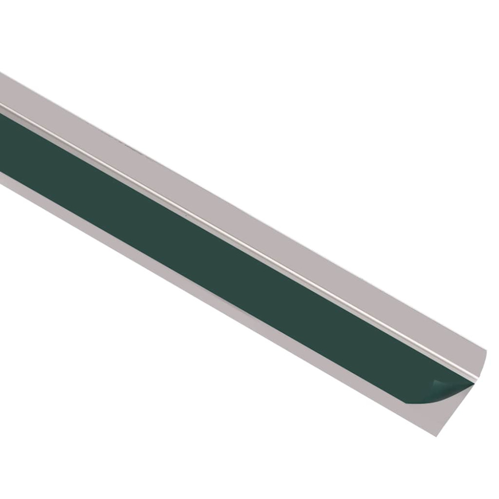 Produktbild för Trappnosar i L-form 5 st aluminium 100 cm champagne