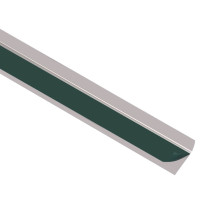 Produktbild för Trappnosar i L-form 5 st aluminium 100 cm champagne