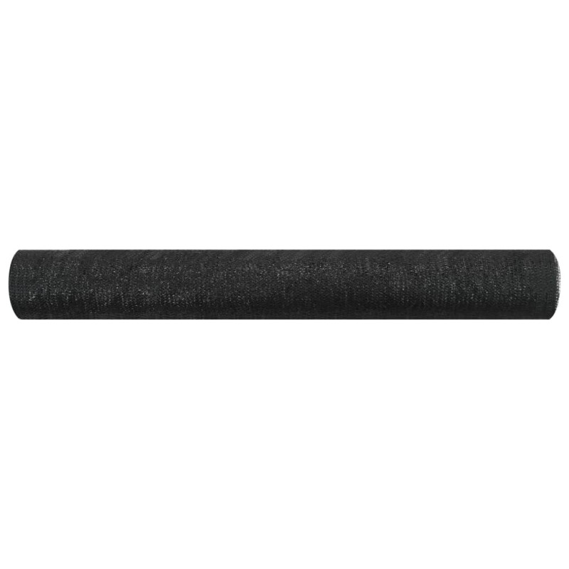 Produktbild för Insynsskyddsnät svart 2x50 m HDPE 75 g/m²