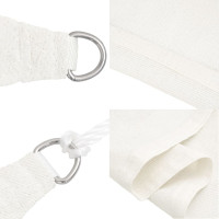 Produktbild för Solsegel 160 g/m² vit 3x6 m HDPE