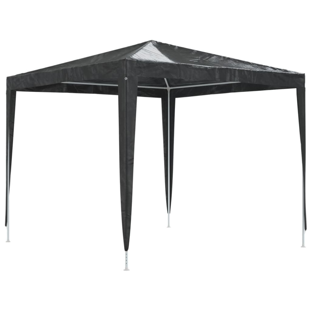 Produktbild för Professionellt partytält 2,5x2,5 m antracit 90 g/m²