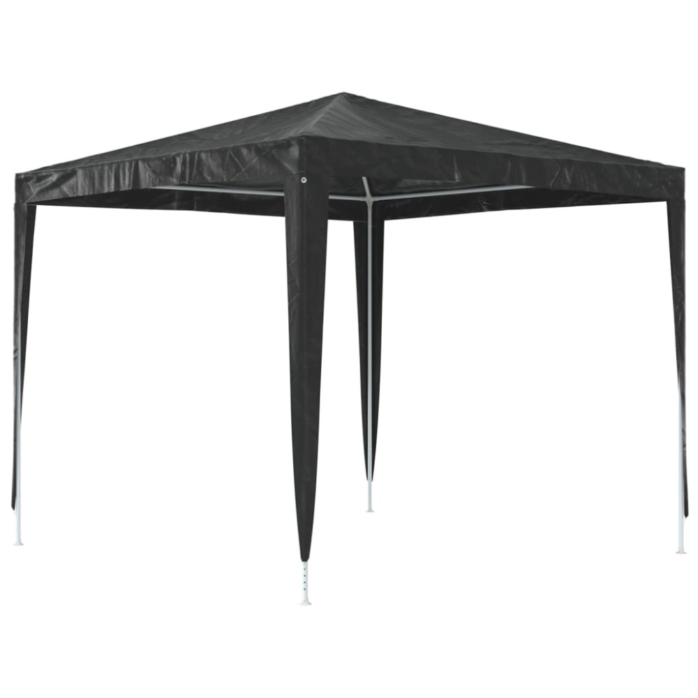 Produktbild för Professionellt partytält 2,5x2,5 m antracit 90 g/m²