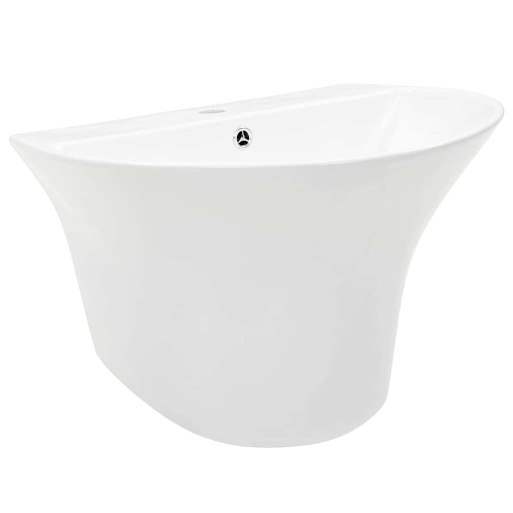 Produktbild för Handfat Vit 56 x 48 x 42 cm Glaserad keramik