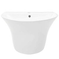 Produktbild för Handfat Vit 56 x 48 x 42 cm Glaserad keramik