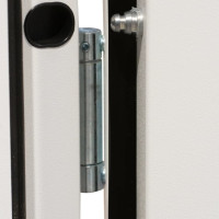 Miniatyr av produktbild för Ytterdörr aluminium vit 110x207,5 cm
