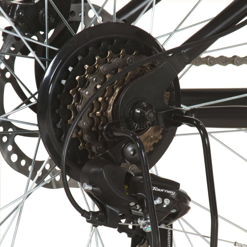 Produktbild för Mountainbike 21 växlar 26-tums däck 46 cm svart