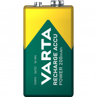 Miniatyr av produktbild för Laddningsbart batteri 9V 200 mAh 1-pack