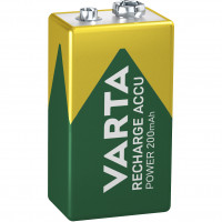 Miniatyr av produktbild för Laddningsbart batteri 9V 200 mAh 1-pack