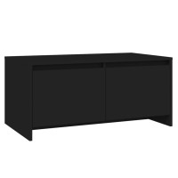 Miniatyr av produktbild för Soffbord svart 90x50x41,5 cm konstruerat trä