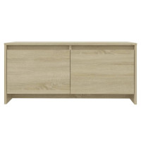 Produktbild för Soffbord sonoma-ek 90x50x41,5 cm konstruerat trä