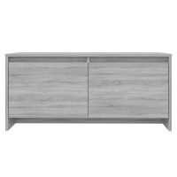 Produktbild för Soffbord grå sonoma 90x50x41,5 cm konstruerat trä