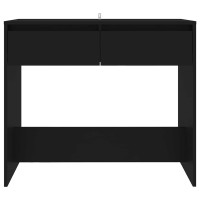 Produktbild för Konsolbord svart 89x41x76,5 cm konstruerat trä