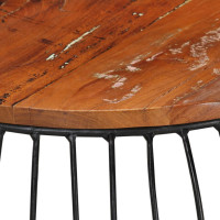 Produktbild för Soffbord Ø68 cm massivt återvunnet trä