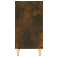 Produktbild för Byrå rökfärgad ek 103,5x35x70 cm konstruerat trä