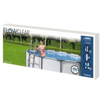 Produktbild för Bestway Poolstege Flowclear 4 steg 132 cm