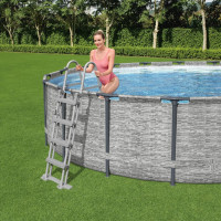 Produktbild för Bestway Poolstege Flowclear 4 steg 122 cm