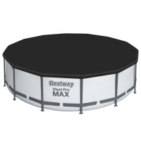 Produktbild för Bestway Pool Steel Pro MAX rund med tillbehör 396x122 cm