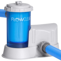 Miniatyr av produktbild för Bestway Transparant patronfilterpump Flowclear
