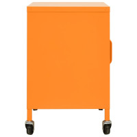 Miniatyr av produktbild för Förvaringsskåp orange 60x35x56 cm stål