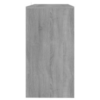 Produktbild för Avlastningsbord grå sonoma 89x41x76,5 cm konstruerat trä