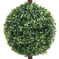Produktbild för Konstväxt buxbom bollformad med kruka 118 cm grön