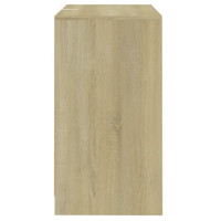 Miniatyr av produktbild för Skänkar 2 st sonoma-ek 70x41x75 cm konstruerat trä