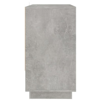 Produktbild för Skänk betonggrå 70x41x75 cm spånskiva