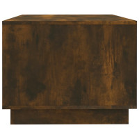 Produktbild för Soffbord rökfärgad ek 102x55x43 cm spånskiva