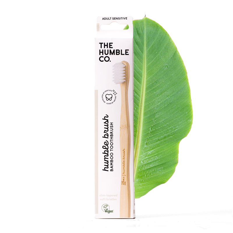 Produktbild för Humble Brush - Adult White - Sensitive